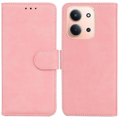Skin Feel Pure Color Flip Leather Phone Case