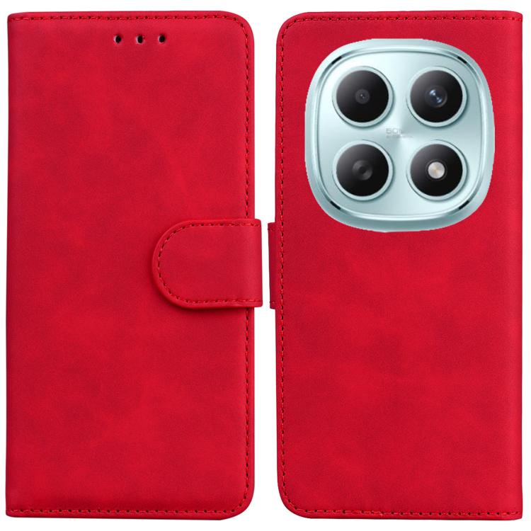 Skin Feel Pure Color Flip Leather Phone Case