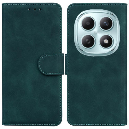 Skin Feel Pure Color Flip Leather Phone Case