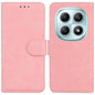 Skin Feel Pure Color Flip Leather Phone Case