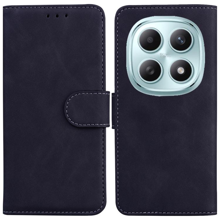 Skin Feel Pure Color Flip Leather Phone Case