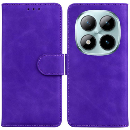 Skin Feel Pure Color Flip Leather Phone Case, For Redmi Note 15 Pro 5G Global 163.6mm, For Redmi 15C 5G / 4G EU 173mm / Poco C85 5G, For Redmi Turbo 4 Pro / Xiaomi Poco F7, For Redmi A5 4G 173.3mm
