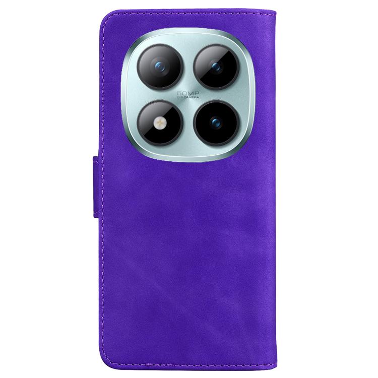 Skin Feel Pure Color Flip Leather Phone Case