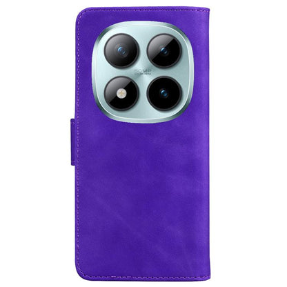 Skin Feel Pure Color Flip Leather Phone Case