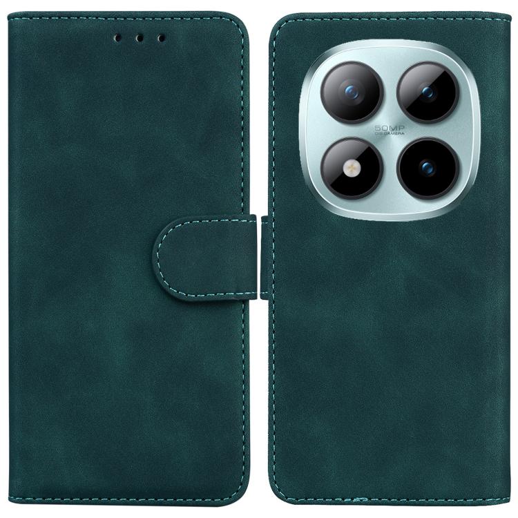 Skin Feel Pure Color Flip Leather Phone Case