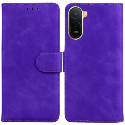 Skin Feel Pure Color Flip Leather Phone Case, For Redmi A7 Pro 4G / 5G 171mm / Poco C85x 5G, For Redmi 15a 5G, For Redmi Turbo 5 Max 5G / Poco X8 Pro Max 5G, For Redmi Turbo 5 5G / Poco X8 Pro 5G