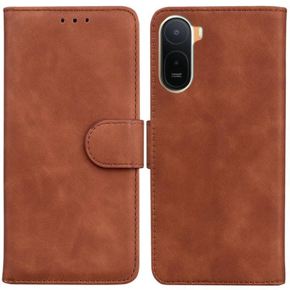 Skin Feel Pure Color Flip Leather Phone Case, For Redmi A7 Pro 4G / 5G 171mm / Poco C85x 5G, For Redmi 15a 5G, For Redmi Turbo 5 Max 5G / Poco X8 Pro Max 5G, For Redmi Turbo 5 5G / Poco X8 Pro 5G