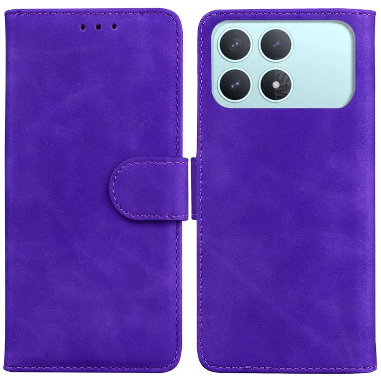 Skin Feel Pure Color Flip Leather Phone Case, For Redmi Note 15 Pro+ 5G 163.3mm / Poco M8 Pro 5G, For Redmi Note 15 4G / 5G Global 164mm / Poco M8 5G, For Redmi Note 15 Pro 4G Global 163.2mm, For Redmi K90 / Xiaomi Poco F8 Pro 5G