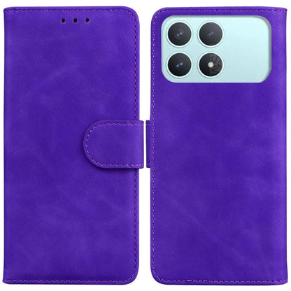 Skin Feel Pure Color Flip Leather Phone Case, For Redmi Note 15 Pro+ 5G 163.3mm / Poco M8 Pro 5G, For Redmi Note 15 4G / 5G Global 164mm / Poco M8 5G, For Redmi Note 15 Pro 4G Global 163.2mm, For Redmi K90 / Xiaomi Poco F8 Pro 5G