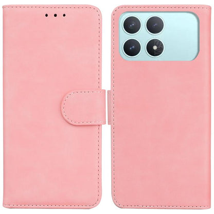 Skin Feel Pure Color Flip Leather Phone Case, For Redmi Note 15 Pro+ 5G 163.3mm / Poco M8 Pro 5G, For Redmi Note 15 4G / 5G Global 164mm / Poco M8 5G, For Redmi Note 15 Pro 4G Global 163.2mm, For Redmi K90 / Xiaomi Poco F8 Pro 5G