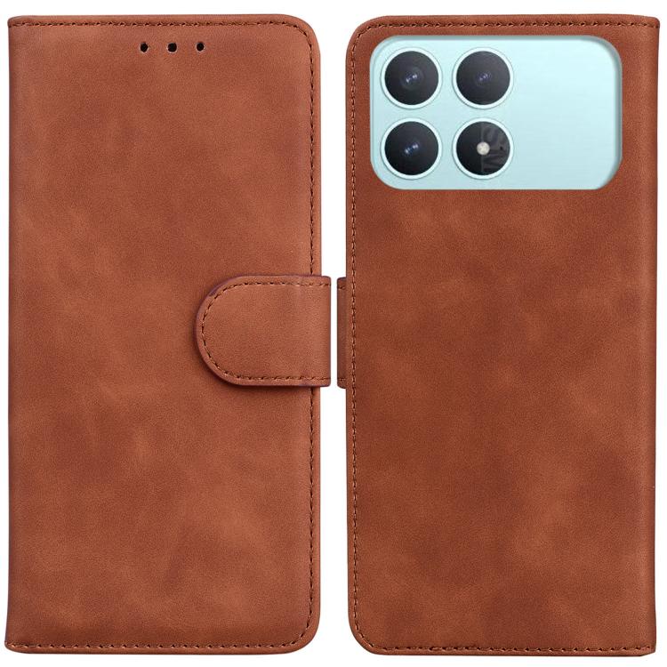 Skin Feel Pure Color Flip Leather Phone Case, For Redmi Note 15 Pro+ 5G 163.3mm / Poco M8 Pro 5G, For Redmi Note 15 4G / 5G Global 164mm / Poco M8 5G, For Redmi Note 15 Pro 4G Global 163.2mm, For Redmi K90 / Xiaomi Poco F8 Pro 5G