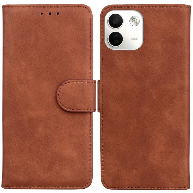 Skin Feel Pure Color Flip Leather Phone Case, For Redmi Note 17 5G Global 169.7mmmm, For Redmi Note 17 Pro Max / Note 17 Pro+ 5G 163.4mm, For Redmi K100 Pro Max 5G / Poco F9 Ultra 5G, For Redmi 17 4G / 5G Global 170mm