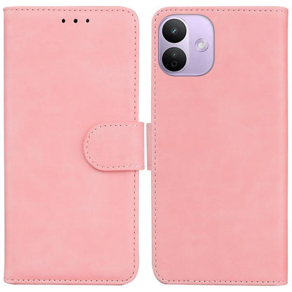 Skin Feel Pure Color Flip Leather Phone Case, For Redmi Note 17 5G Global 169.7mmmm, For Redmi Note 17 Pro Max / Note 17 Pro+ 5G 163.4mm, For Redmi K100 Pro Max 5G / Poco F9 Ultra 5G, For Redmi 17 4G / 5G Global 170mm