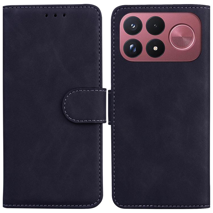 Skin Feel Pure Color Flip Leather Phone Case, For Redmi Note 17 5G Global 169.7mmmm, For Redmi Note 17 Pro Max / Note 17 Pro+ 5G 163.4mm, For Redmi K100 Pro Max 5G / Poco F9 Ultra 5G, For Redmi 17 4G / 5G Global 170mm
