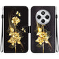 Crystal Texture Colored Drawing Leather Phone Case
