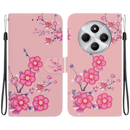 Crystal Texture Colored Drawing Leather Phone Case, For Redmi Note 14 Pro / Note 14 Pro+ 5G, For Redmi 14C 4G