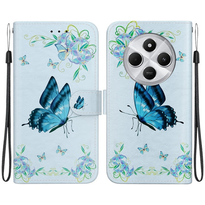 Crystal Texture Colored Drawing Leather Phone Case, For Redmi Note 14 Pro / Note 14 Pro+ 5G, For Redmi 14C 4G