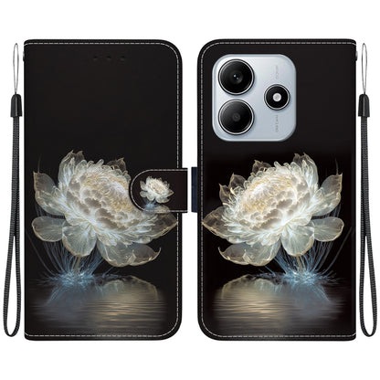 Crystal Texture Colored Drawing Leather Phone Case, For Redmi 15 5G / 4G EU 171mm, For Redmi Note 14 5G