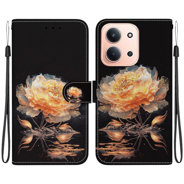 Crystal Texture Colored Drawing Leather Phone Case, For Redmi 15C 5G / 4G EU 173mm / Poco C85 5G, For Redmi 15 5G Global / 15 4G SEA 169.5mm