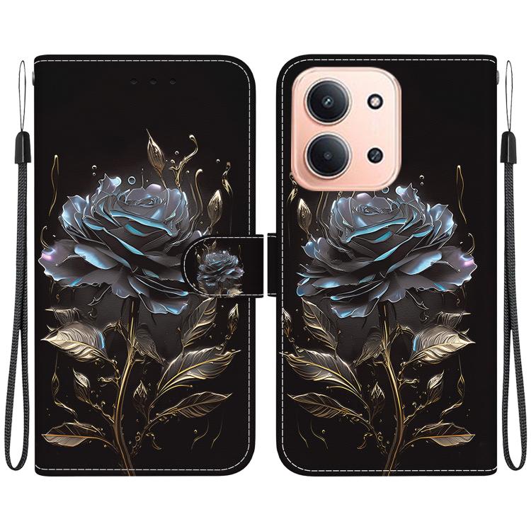 Crystal Texture Colored Drawing Leather Phone Case, For Redmi 15C 5G / 4G EU 173mm / Poco C85 5G, For Redmi 15 5G Global / 15 4G SEA 169.5mm