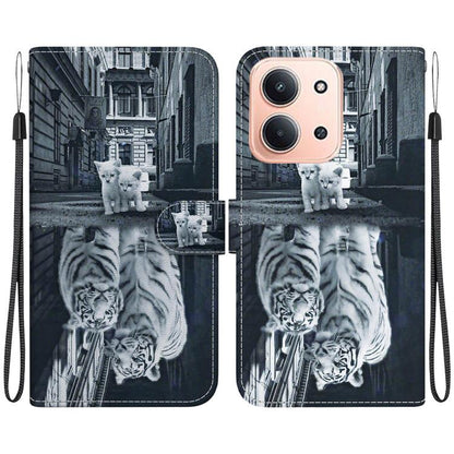 Crystal Texture Colored Drawing Leather Phone Case, For Redmi 15C 5G / 4G EU 173mm / Poco C85 5G, For Redmi 15 5G Global / 15 4G SEA 169.5mm