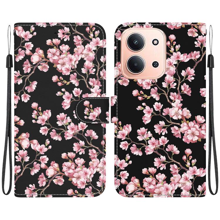 Crystal Texture Colored Drawing Leather Phone Case, For Redmi 15C 5G / 4G EU 173mm / Poco C85 5G, For Redmi 15 5G Global / 15 4G SEA 169.5mm