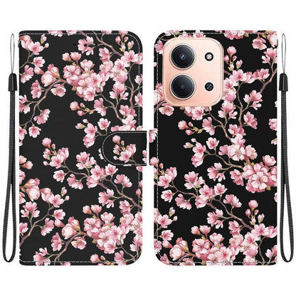Crystal Texture Colored Drawing Leather Phone Case, For Redmi 15C 5G / 4G EU 173mm / Poco C85 5G, For Redmi 15 5G Global / 15 4G SEA 169.5mm