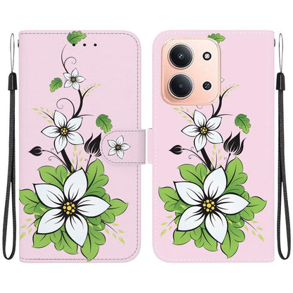 Crystal Texture Colored Drawing Leather Phone Case, For Redmi 15C 5G / 4G EU 173mm / Poco C85 5G, For Redmi 15 5G Global / 15 4G SEA 169.5mm