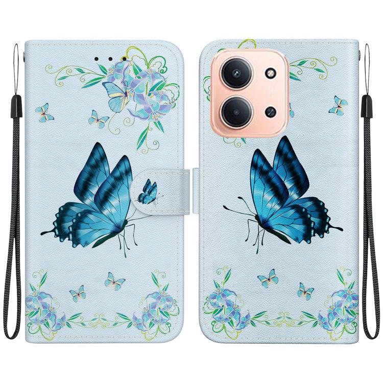 Crystal Texture Colored Drawing Leather Phone Case, For Redmi 15C 5G / 4G EU 173mm / Poco C85 5G, For Redmi 15 5G Global / 15 4G SEA 169.5mm