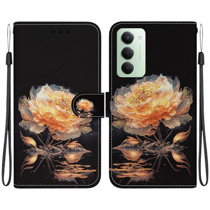 Crystal Texture Colored Drawing Leather Phone Case, For Redmi 15C 5G / 4G EU 173mm / Poco C85 5G, For Redmi 15 5G Global / 15 4G SEA 169.5mm