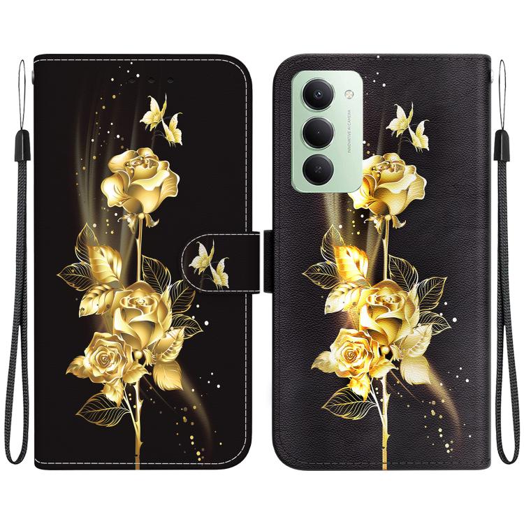 Crystal Texture Colored Drawing Leather Phone Case, For Redmi 15C 5G / 4G EU 173mm / Poco C85 5G, For Redmi 15 5G Global / 15 4G SEA 169.5mm