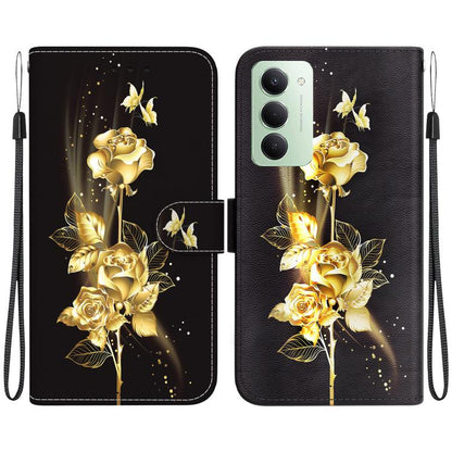 Crystal Texture Colored Drawing Leather Phone Case, For Redmi 15C 5G / 4G EU 173mm / Poco C85 5G, For Redmi 15 5G Global / 15 4G SEA 169.5mm