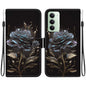Crystal Texture Colored Drawing Leather Phone Case, For Redmi 15C 5G / 4G EU 173mm / Poco C85 5G, For Redmi 15 5G Global / 15 4G SEA 169.5mm