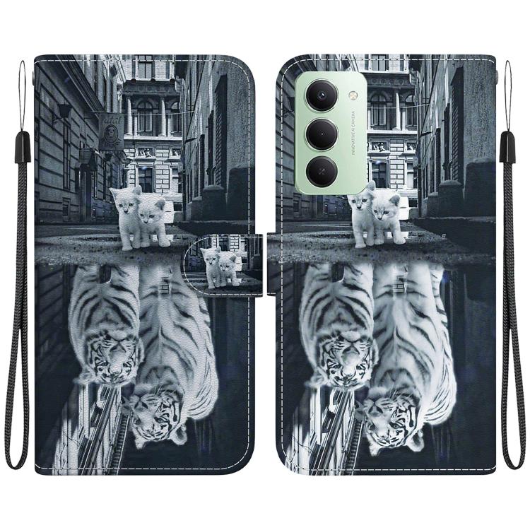 Crystal Texture Colored Drawing Leather Phone Case, For Redmi 15C 5G / 4G EU 173mm / Poco C85 5G, For Redmi 15 5G Global / 15 4G SEA 169.5mm