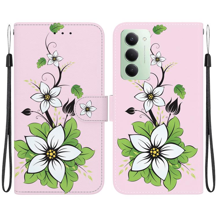 Crystal Texture Colored Drawing Leather Phone Case, For Redmi 15C 5G / 4G EU 173mm / Poco C85 5G, For Redmi 15 5G Global / 15 4G SEA 169.5mm