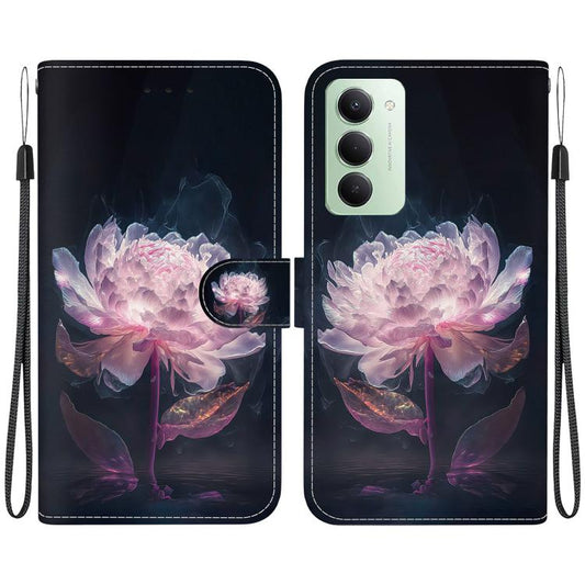 Crystal Texture Colored Drawing Leather Phone Case, For Redmi 15 5G / 4G EU 171mm, For Redmi Note 14 5G