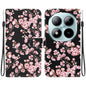 Crystal Texture Colored Drawing Leather Phone Case