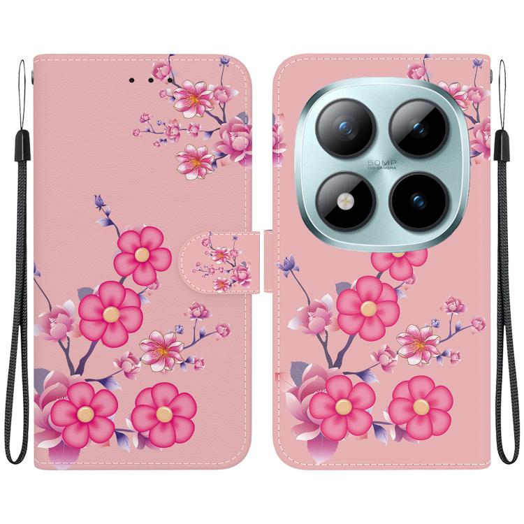 Crystal Texture Colored Drawing Leather Phone Case, For Redmi Note 15 Pro 5G Global 163.6mm, For Redmi 15C 5G / 4G EU 173mm / Poco C85 5G