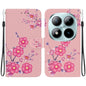 Crystal Texture Colored Drawing Leather Phone Case, For Redmi Note 15 Pro 5G Global 163.6mm, For Redmi 15C 5G / 4G EU 173mm / Poco C85 5G