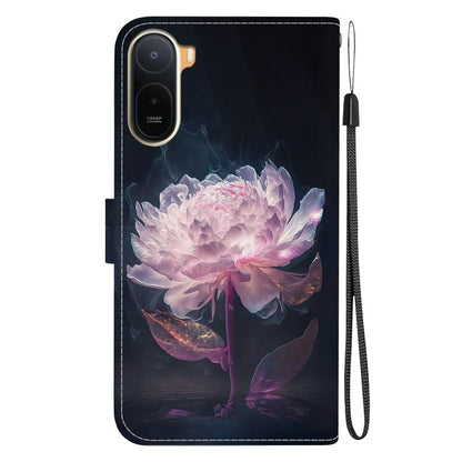 Crystal Texture Colored Drawing Leather Phone Case, For Redmi A7 Pro 4G / 5G 171mm / Poco C85x 5G, For Redmi 15a 5G