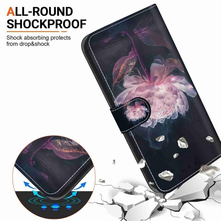 Crystal Texture Colored Drawing Leather Phone Case, For Redmi A7 Pro 4G / 5G 171mm / Poco C85x 5G, For Redmi 15a 5G