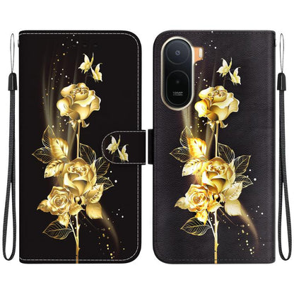 Crystal Texture Colored Drawing Leather Phone Case, For Redmi A7 Pro 4G / 5G 171mm / Poco C85x 5G, For Redmi 15a 5G