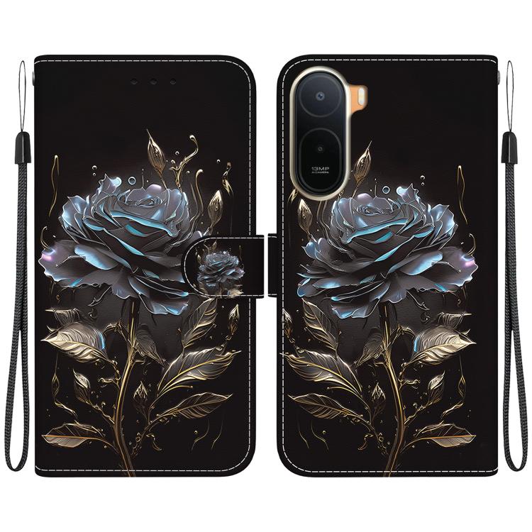 Crystal Texture Colored Drawing Leather Phone Case, For Redmi A7 Pro 4G / 5G 171mm / Poco C85x 5G, For Redmi 15a 5G