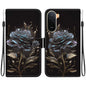 Crystal Texture Colored Drawing Leather Phone Case, For Redmi A7 Pro 4G / 5G 171mm / Poco C85x 5G, For Redmi 15a 5G