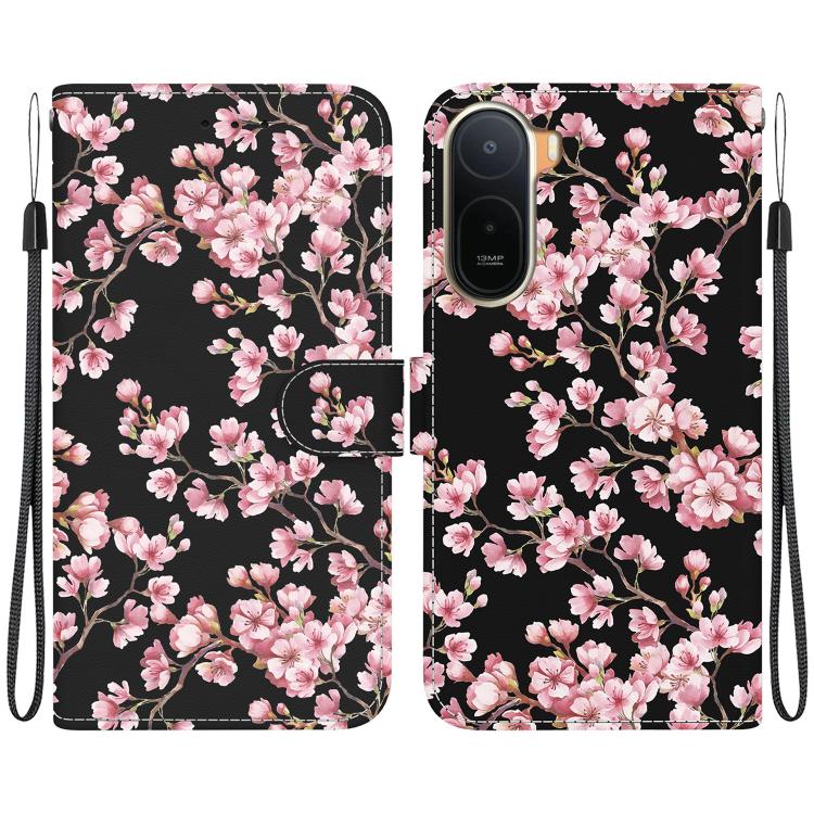 Crystal Texture Colored Drawing Leather Phone Case, For Redmi A7 Pro 4G / 5G 171mm / Poco C85x 5G, For Redmi 15a 5G