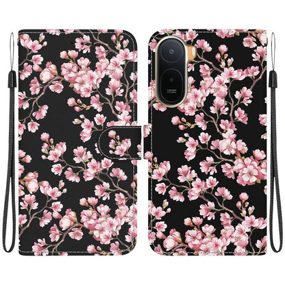 Crystal Texture Colored Drawing Leather Phone Case, For Redmi A7 Pro 4G / 5G 171mm / Poco C85x 5G, For Redmi 15a 5G