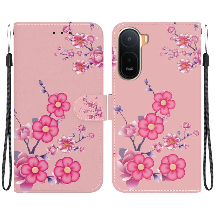 Crystal Texture Colored Drawing Leather Phone Case, For Redmi A7 Pro 4G / 5G 171mm / Poco C85x 5G, For Redmi 15a 5G