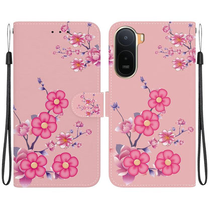 Crystal Texture Colored Drawing Leather Phone Case, For Redmi A7 Pro 4G / 5G 171mm / Poco C85x 5G, For Redmi 15a 5G