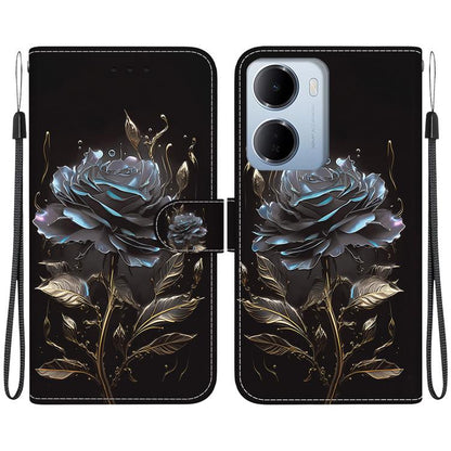 Crystal Texture Colored Drawing Leather Phone Case, For Redmi A7 Pro 4G / 5G 171mm / Poco C85x 5G, For Redmi 15a 5G