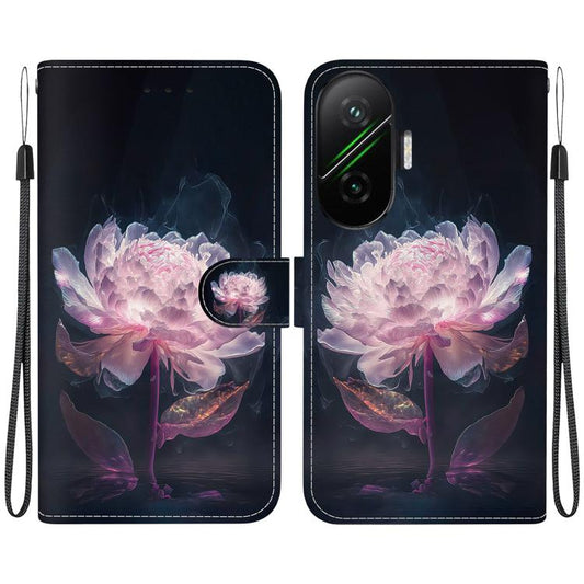 Crystal Texture Colored Drawing Leather Phone Case, For Redmi Turbo 4 Pro / Xiaomi Poco F7, For Redmi Note 14 5G